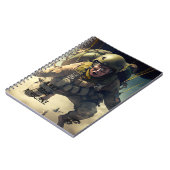 Carnet Parachutiste de l'ARMÉE 82e (Côté gauche)