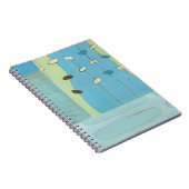 Carnet Parade Abstraite des oeufs bleus (Côté Droit)