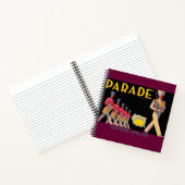 Carnet Parade citron crate imprimé étiquette des années 1 (Intérieur)