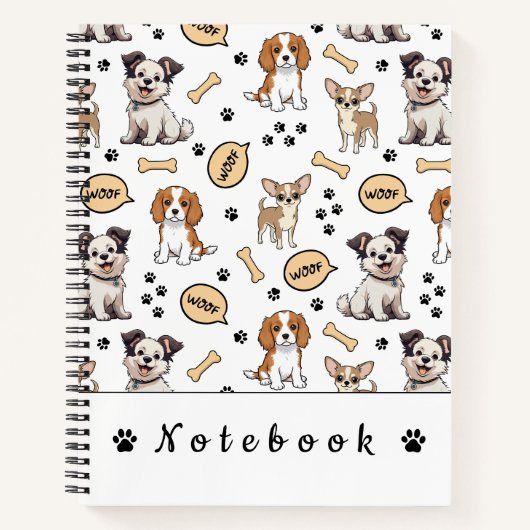 Carnet Parade de chiots joueurs (Devant)