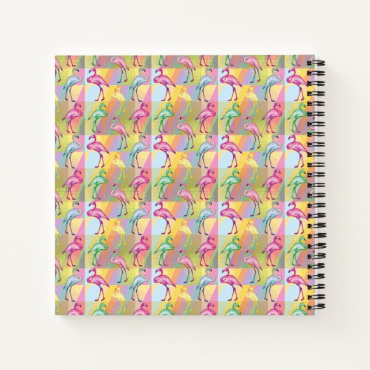 Carnet Parade Flamant rose (Dos)