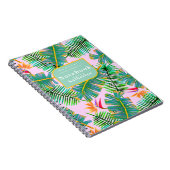 Carnet Paradis de palmier rose (Côté Droit)