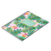 Carnet Paradis de palmier rose (Côté gauche)