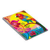 Carnet Paradis du perroquet tropical (Côté Droit)