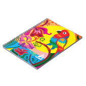 Carnet Paradis du perroquet tropical (Côté gauche)
