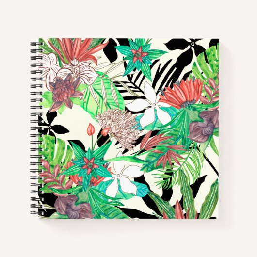 Carnet Paradis floral II (Devant)