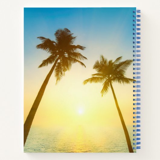 Carnet Paradis tropical idyllique (Dos)