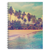 Carnet Paradis tropical : mer, hôtel, plage. (Devant)