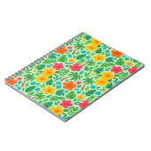 Carnet Paradis tropical - Palm Feuilles & Hibiscus Motif (Côté gauche)