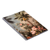 Carnet Paradis tropical vintage avec palmiers (Côté Droit)