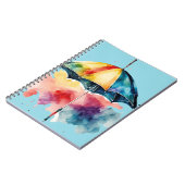 Carnet Parapluie coloré (Côté gauche)