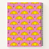 Carnet Parapluie jaune (Dos)