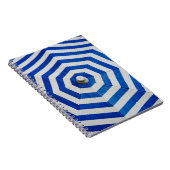 Carnet Parapluie rayé ouvert (Côté Droit)