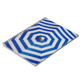 Carnet Parapluie rayé ouvert (Côté gauche)