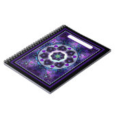 Carnet Parapluie violet & coeurs .7 (Côté gauche)