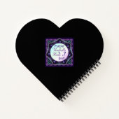 Carnet Parapluie violet & coeurs .7 (Dos)