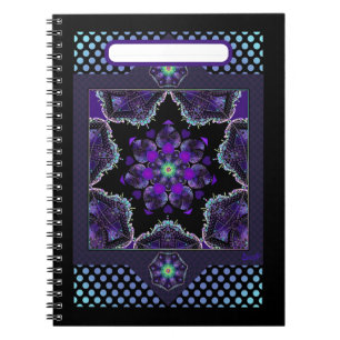 Carnet Parapluie violet & coeurs .7