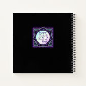 Carnet Parapluie violet & coeurs .7 (Dos)