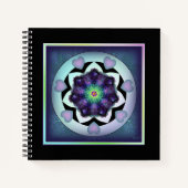 Carnet Parapluie violet & coeurs .7 (Devant)