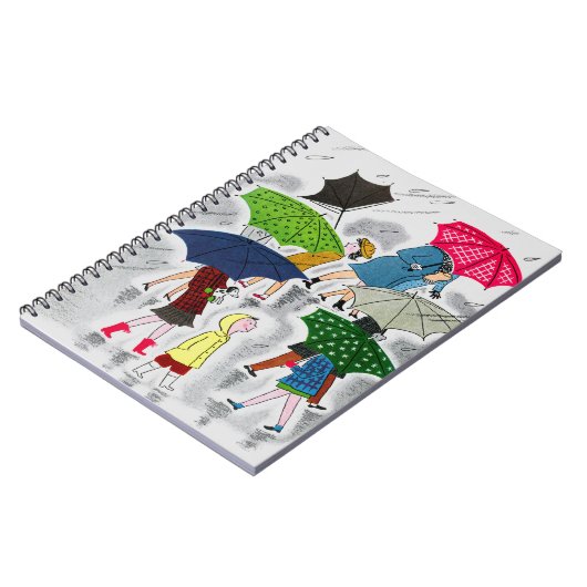 Carnet Parapluies (Côté gauche)