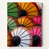 Carnet Parapluies multicolores : marché de Luang Prabang (Dos)