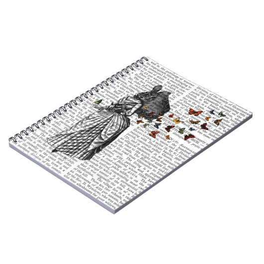 Carnet Parasol lapin et papillon 2 (Côté gauche)