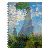 Carnet Parasol Monet Femme Impressionnisme (Devant)