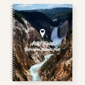 Carnet Parc national Artist Point Yellowstone (Devant)