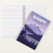 Carnet Parc national Banff Canada Vintage Voyage (À l'intérieur)