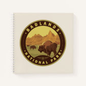 Carnet Parc national de Badlands (Devant)