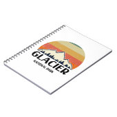 Carnet Parc national de Glacier vintage (Côté gauche)