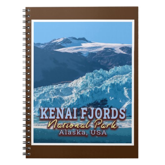 CARNET PARC NATIONAL DE KENAI FJORDS - ALASKA ÉTATS-UNIS (Devant)