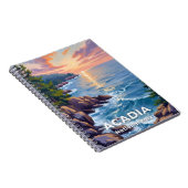 Carnet Parc national de l'Acadie | Peinture Maine Art Voy (Côté Droit)