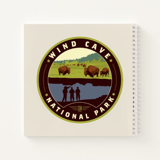 Carnet Parc national de Wind Cave (Dos)