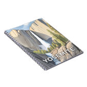 Carnet Parc national de Yosemite | Aquarelle (Côté Droit)