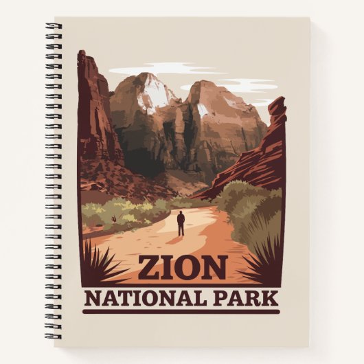 Carnet Parc national de Zion (Devant)