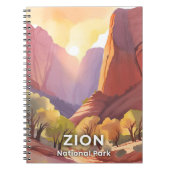 Carnet Parc national de Zion | Aquarelle de voyage (Devant)