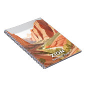 Carnet Parc national de Zion | Travel Watercolor Valley (Côté Droit)