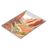 Carnet Parc national de Zion | Travel Watercolor Valley (Côté gauche)