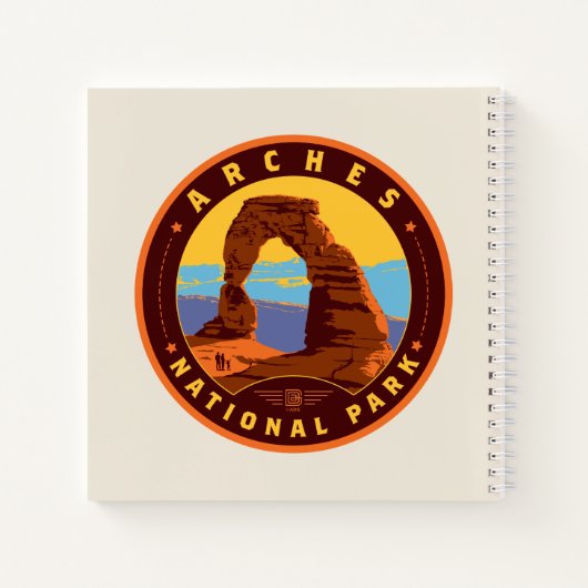 Carnet Parc national des Arches (Dos)