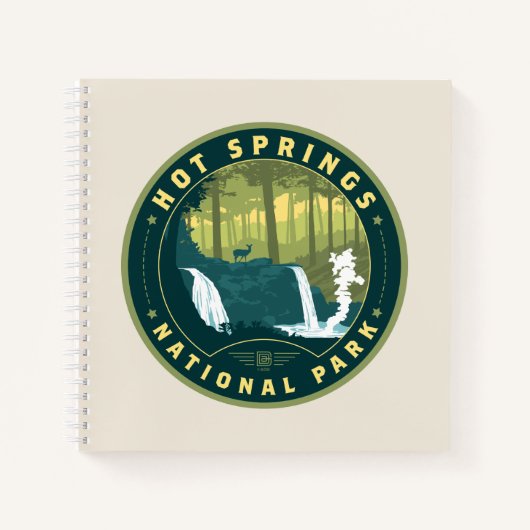 Carnet Parc national des sources chaudes (Devant)