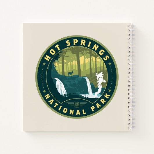 Carnet Parc national des sources chaudes (Dos)