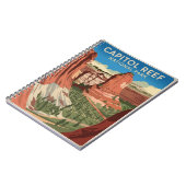 Carnet Parc national du Capitol Reef Vintage (Côté gauche)