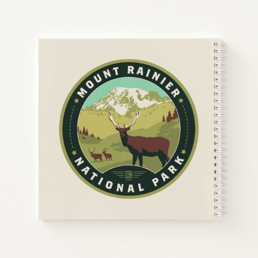 Carnet Parc national du mont Rainier (Dos)
