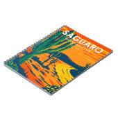 Carnet Parc national du Saguaro Arizona Vintage (Côté gauche)