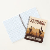 Carnet Parc national du Saguaro Art de voyage minimal (Intérieur)