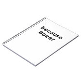 Carnet Parce que la bière (Côté gauche)