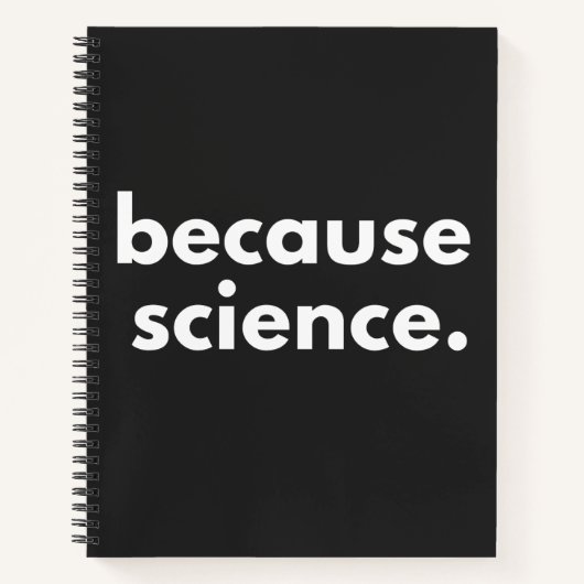 Carnet Parce que la science (Devant)