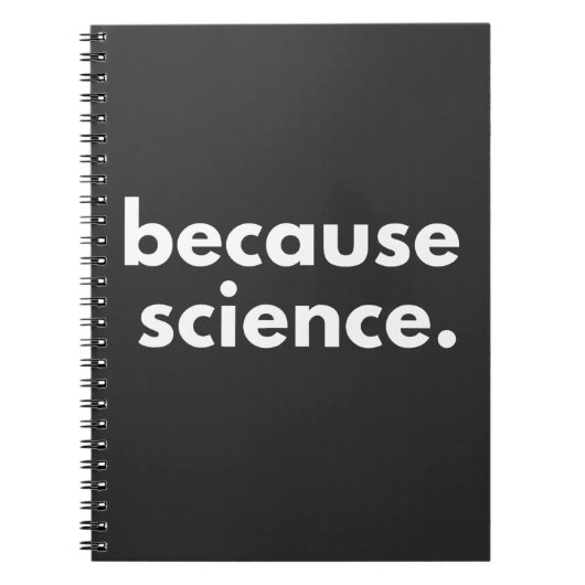 Carnet Parce que la science (Devant)