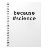 Carnet Parce que la science (Devant)